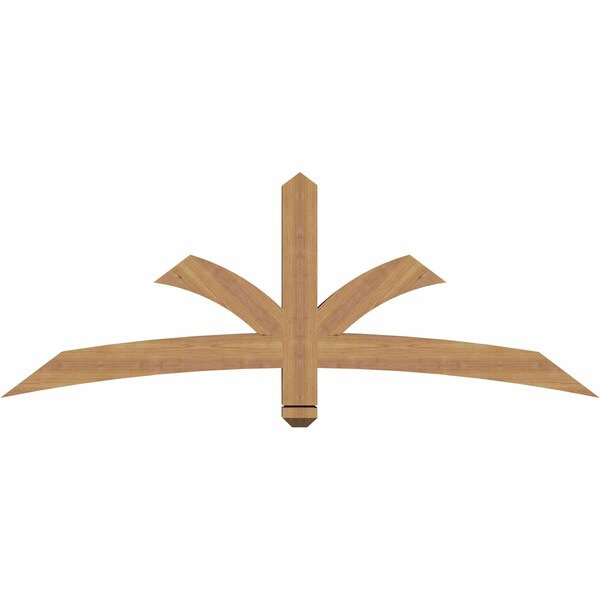 Ekena Millwork Davenport Timber Gable Bracket, Western Red Cedar, 60"W x 22"H x 3 1/2"D x 3 1/2"F, 9/12 Pitch GBW060X22X0404DAV00SWR - main